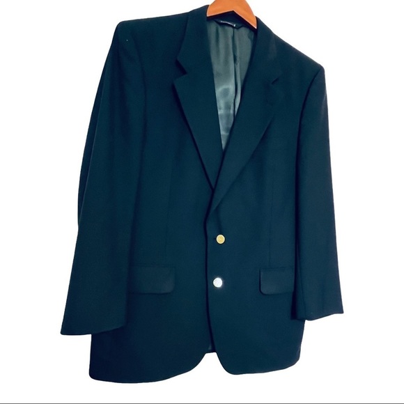 Burberry Other - Vintage BURBERRY Blazer Navy Blue Size 44